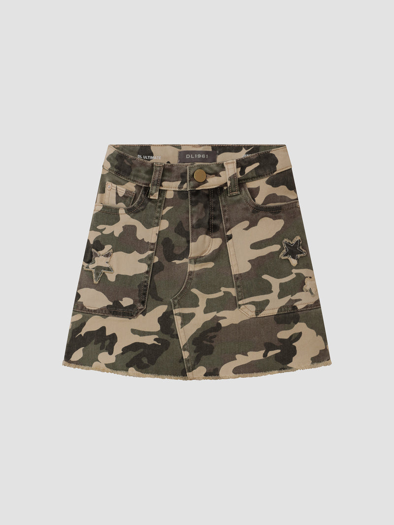 Jenny Mini Skirt | Star Camo