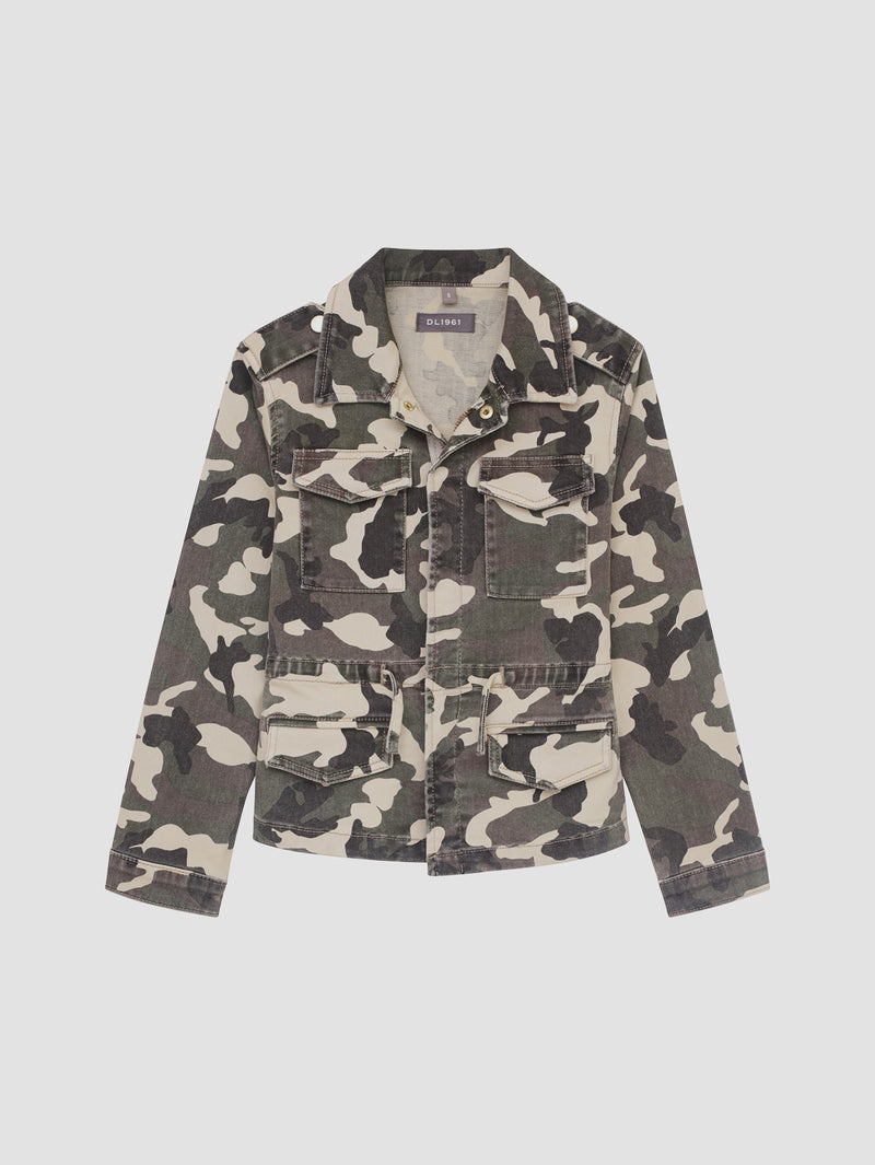 Rocco Jacket Parka | Camo Stripe