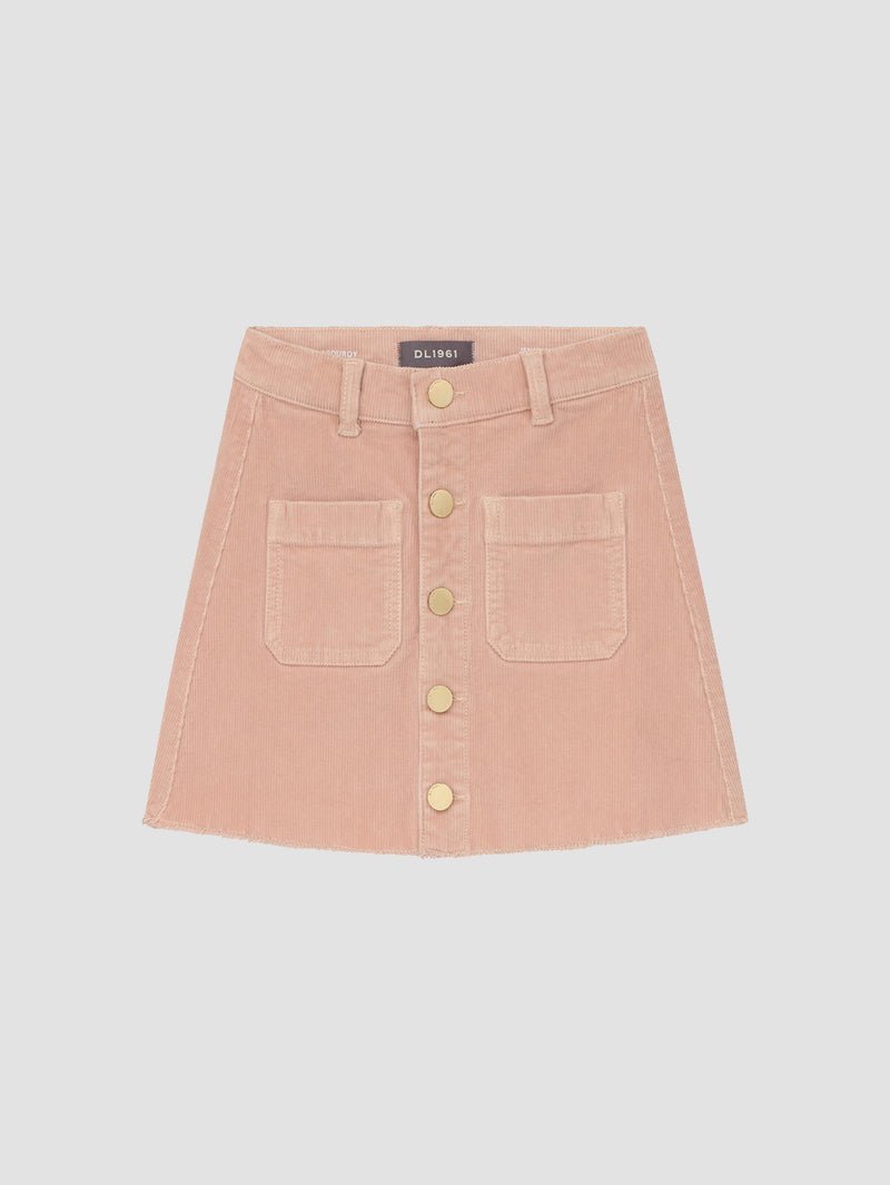 Jenny Mini Skirt | Rose Corduroy