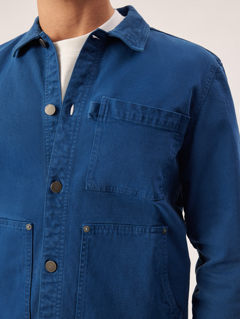 Sean Shirt Jacket | Cobalt Blue